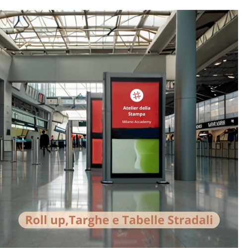Roll Up-Targhe-Tabelle Stradali
